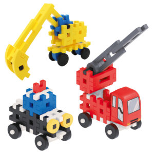 ショベルカー、しょうぼうしゃ、パトカー