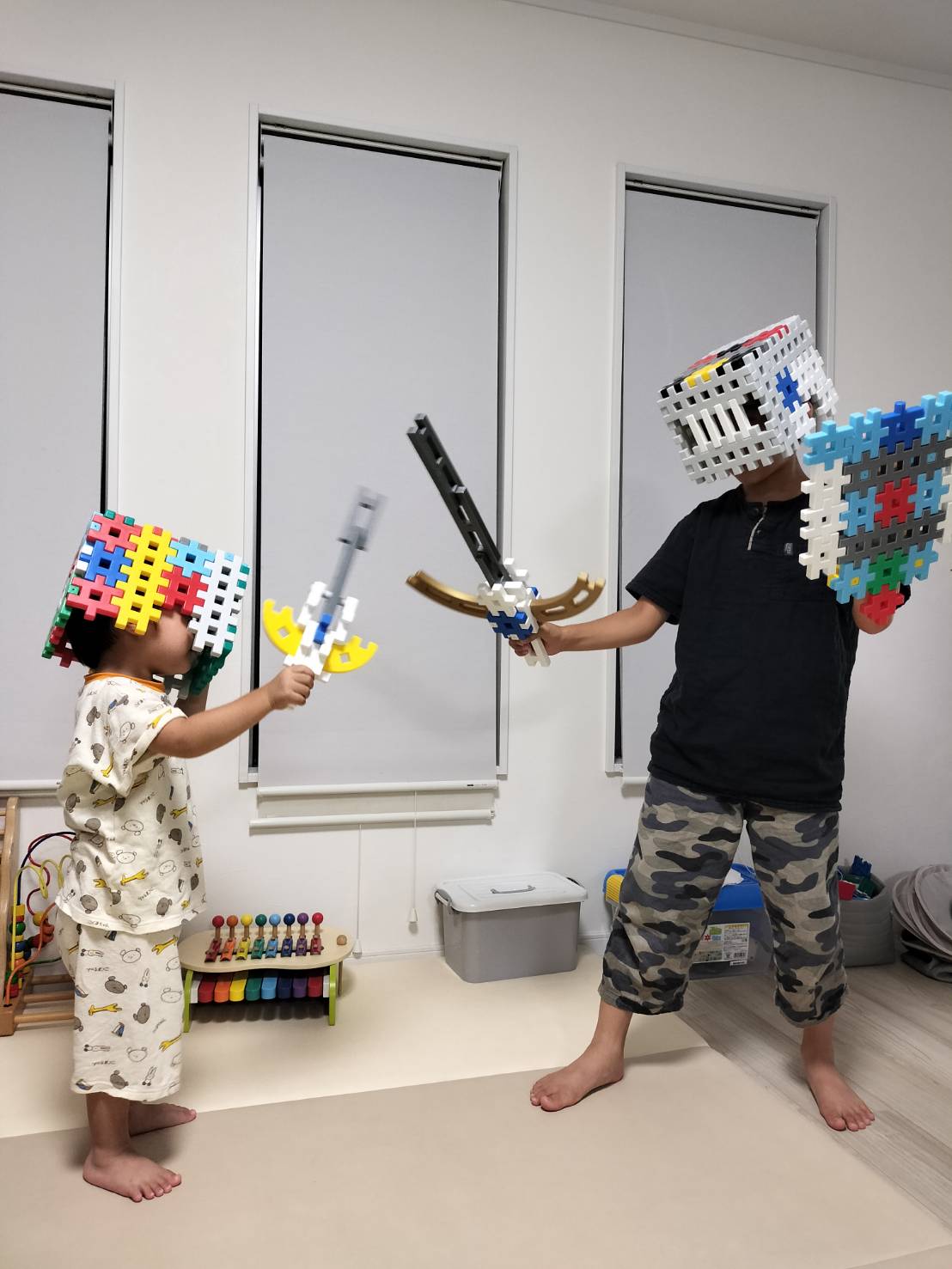 激しい闘いの作品写真
